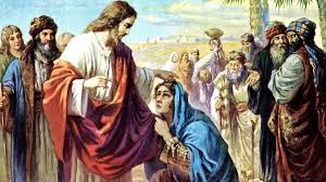 Healing the issue of blood.